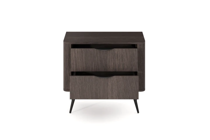 Stolik nocny z szufladami Teris Dąb Dunin