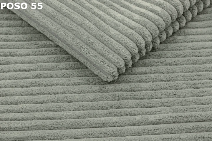 Tkanina Poso 55 wykorzystana przy panelach tapicerowanych na zagłowiu