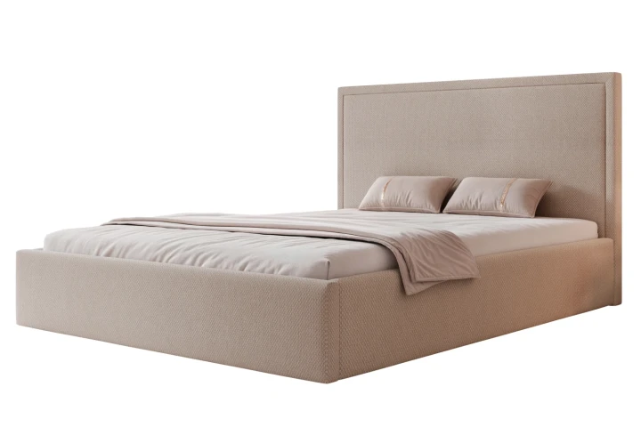 Łóżko tapicerowane z pojemnikiem na pościel Savio Rocky 3