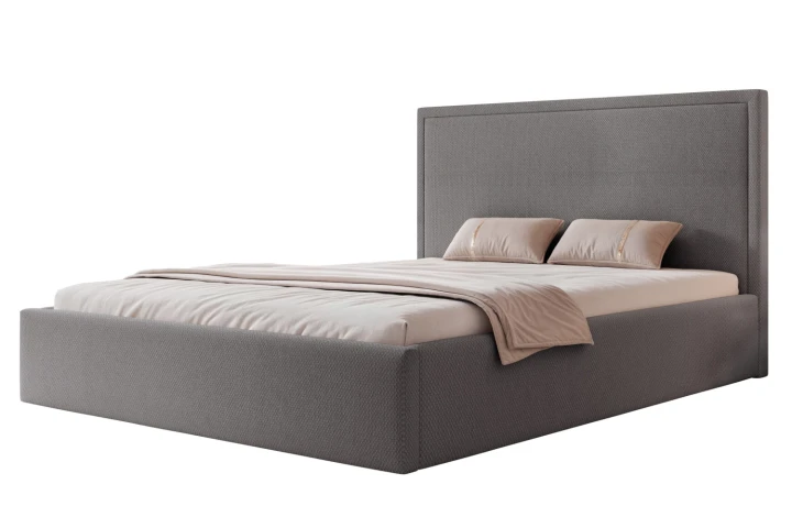 Łóżko tapicerowane z pojemnikiem na pościel Savio Rocky 13