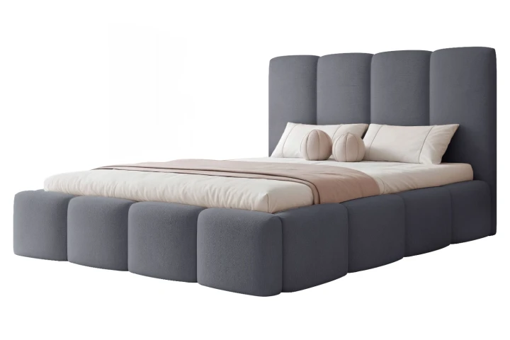 Łóżko tapicerowane do sypialni Cozy JASMINE 90