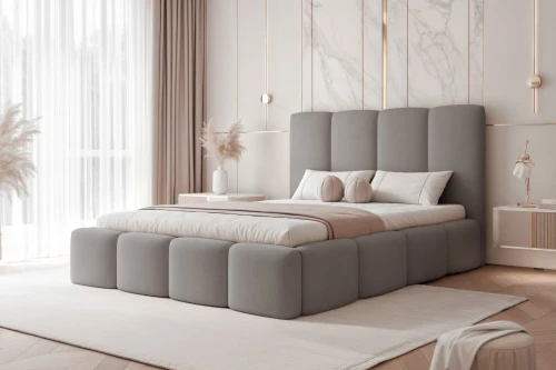 Łóżko tapicerowane do sypialni Cozy JASMINE 24