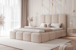 Łóżko tapicerowane do sypialni Cozy JASMINE 21