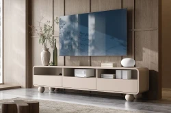 Szafka RTV 180cm z kulistymi nóżkami Bubo Kaszmir