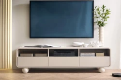 Szafka RTV 160cm z kulistymi nóżkami Bubo Kaszmir