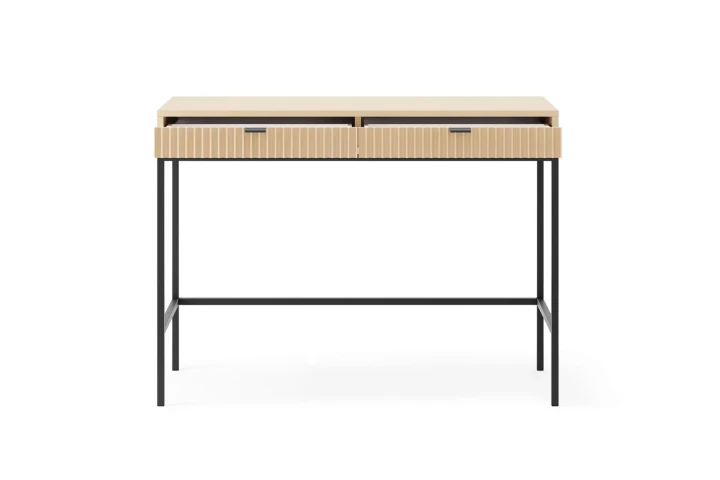 Toaletka Nuo z ryflowanymi szufladami Dąb Vicenza