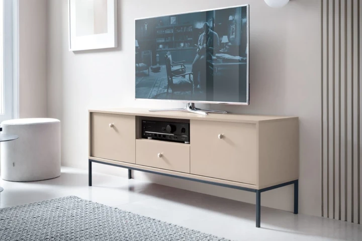 Szafka RTV z nóżkami Noli Beż piaskowy