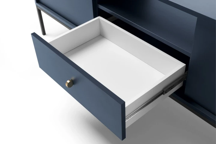 Szafka RTV z nóżkami Noli Granatowy