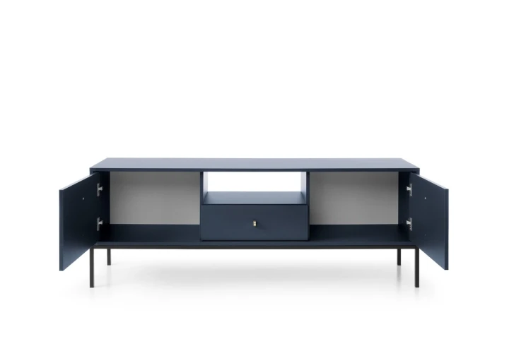 Szafka RTV z nóżkami Noli Granatowy