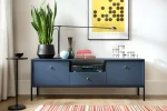 Szafka RTV z nóżkami Noli Granatowy