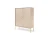 Komoda wysoka z drzwiczkami na nóżkach Noli Beż piaskowy