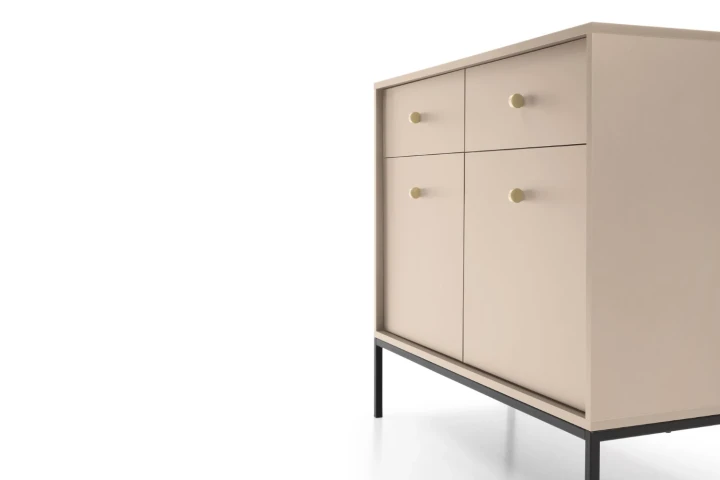 Komoda z drzwiczkami i szufladami 104cm Noli Beż piaskowy