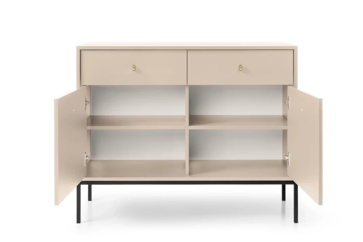 Komoda z drzwiczkami i szufladami 104cm Noli Beż piaskowy